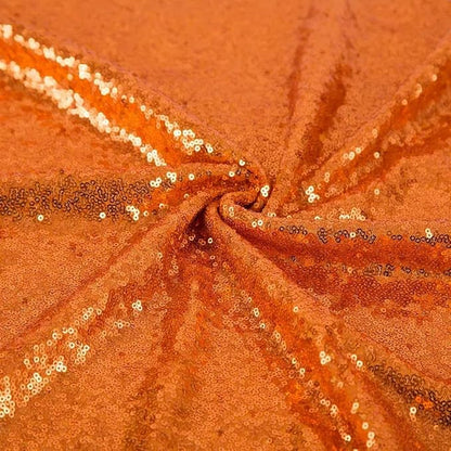 Orange Sequin Backdrop for Thanksgiving 10FTx10FT | 1 Panel, Glitter Vibrant - Image 7