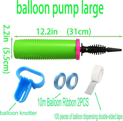 Balloon Pump Hand Two-Way Dual Action inflate 2Pack and Balloon Tying Tool in - Image 2