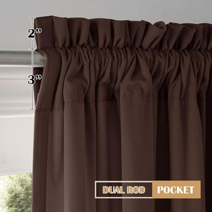 Beauoop Coffee Brown Velvet Curtain - Image 9