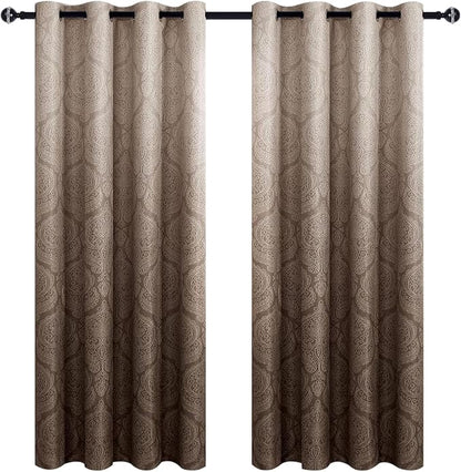 DWCN Ombre Blackout Curtains for Living Room - Image 9