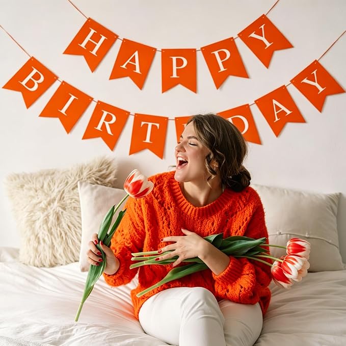 ZHENGYE Happy Birthday Banner Sign Decoration - Image 3