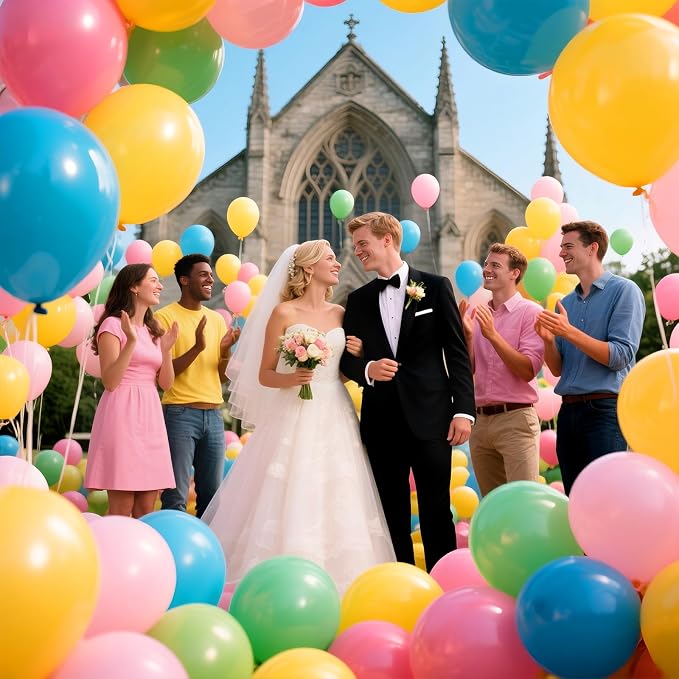 120 Balloons Rainbow Thickened 12 Inch - Image 5