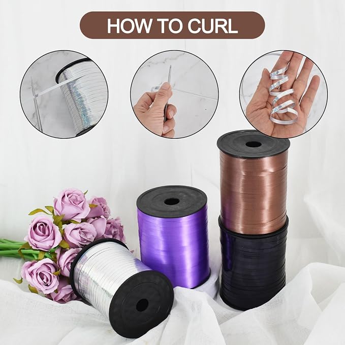 TONIFUL 500 Yards Curling Ribbon-Balloon Ribbon-Balloon String - Image 3