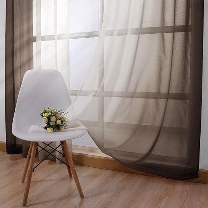 DWCN Ombre Short Sheer Curtains - Image 4