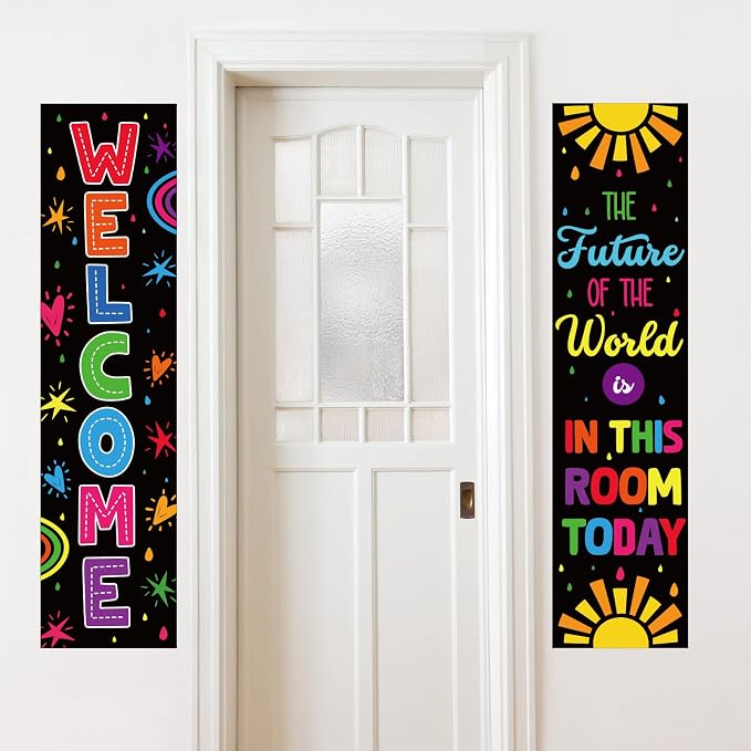 Colorful Classroom Decorations Classroom Welcome Banner and Poster - Image 6