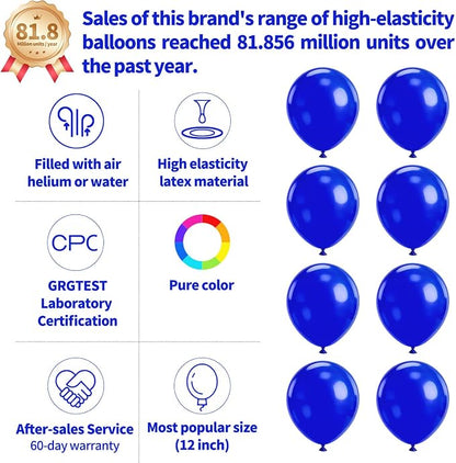 110pcs Blue Balloon 12 inch - Image 2