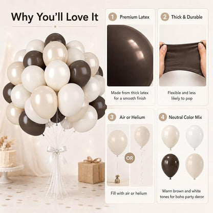 Neutral Brown Balloons - Image 4