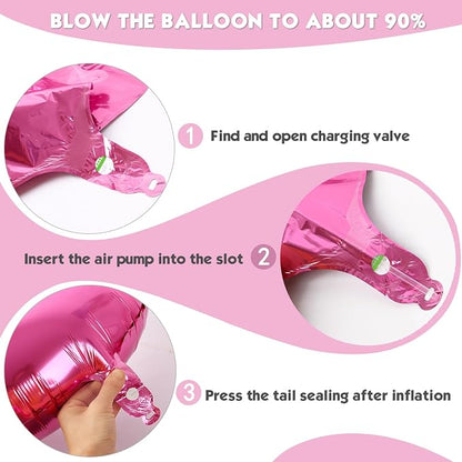 40 Inch Pink Number 1 Balloon Birthday Party Decorations - Image 6
