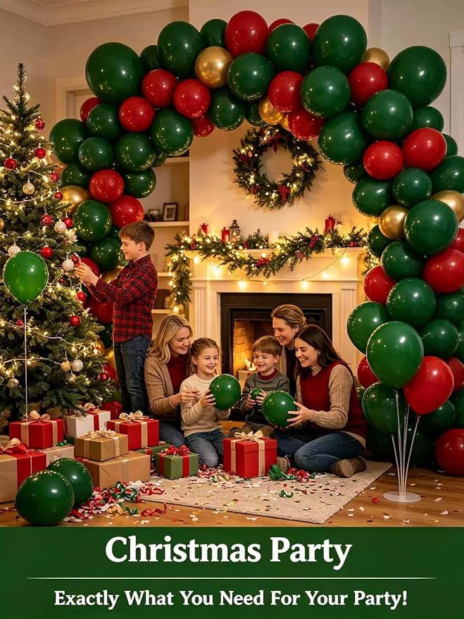 Green Balloons 12 Inch 60 Pcs Dark Green Latex Balloons - Image 6
