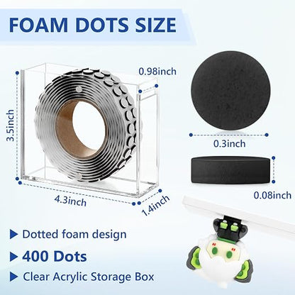 400 PCS 2mm Double Sided Foam Dots - Image 2