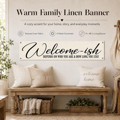 Welcome Decor Banner, Long Wall Banner - Image 3