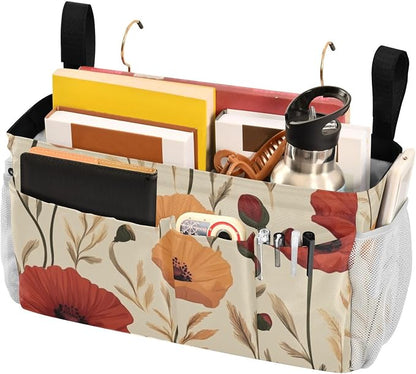 Bedside Caddy Metal Frame Hanging Organizer Bunk Bed Dorm Accessories Hook And - Image 3