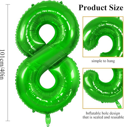 Number 58 Balloons for 58th Birthday Party Decorations, 0-100 Large No.58 - Image 2