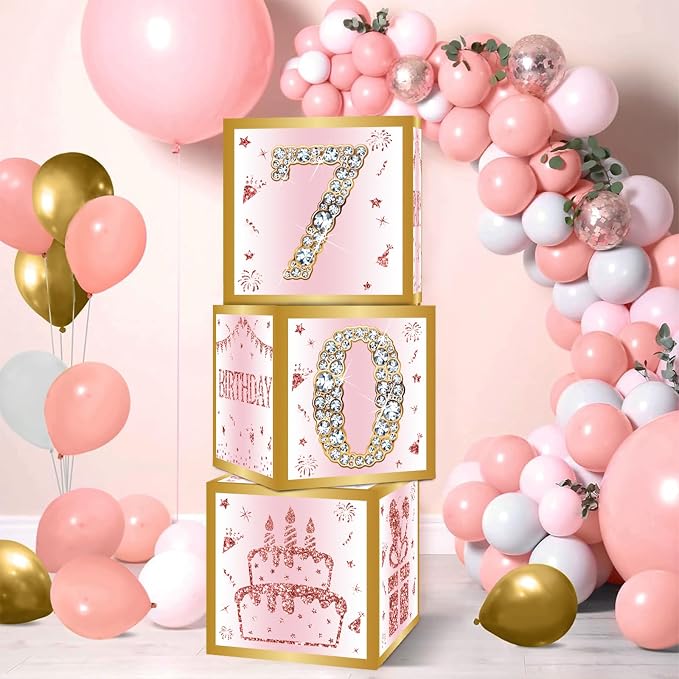 DataMoon 70th Birthday Decorations Boxes - Image 7