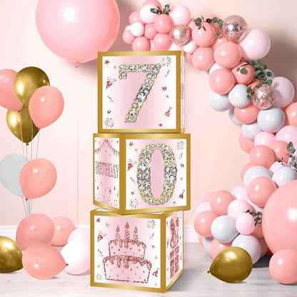 DataMoon 70th Birthday Decorations Boxes - Image 7