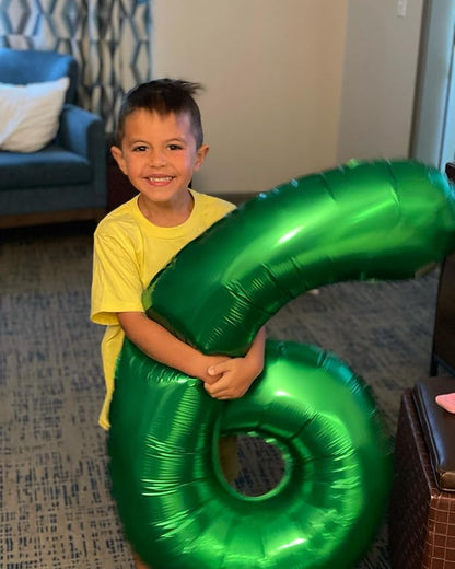 12 Balloon - Green Birthday Number Balloons, 40 Inch Decorations Men Women | - Image 8