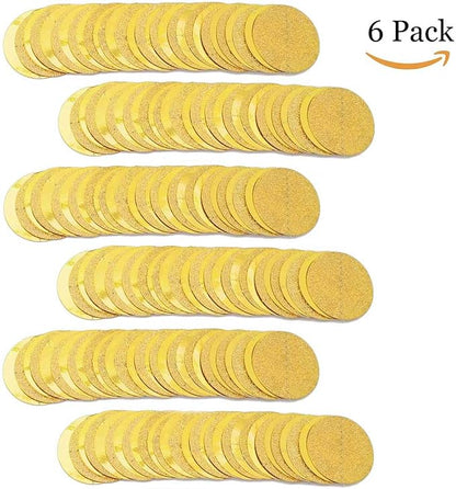 6 Pcs Glitter Gold Paper Circle Dots Garland - Image 7