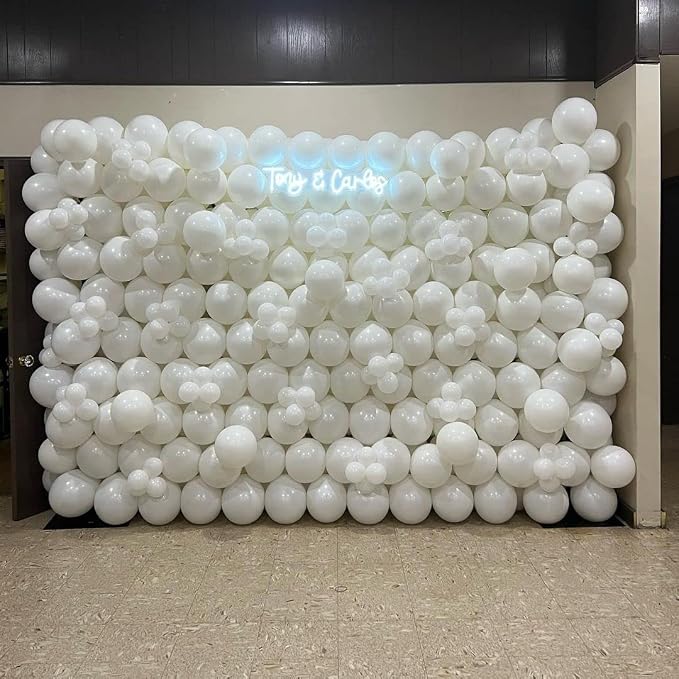 KBZVNAF White Balloons Latex Party Balloons - Image 6