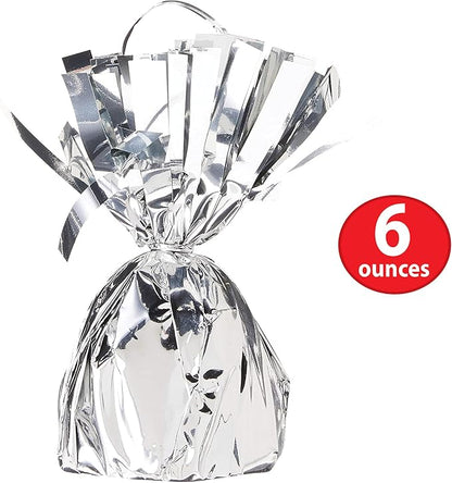 Beistle Metallic Wrapped Balloon Weight – 6 Pack, Party Decoration Accessories - Image 2