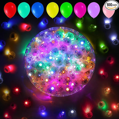 Aogist 100pcs Balloon Lights, Long Standby Time Waterproof Twinkle Mini Light by Aogist