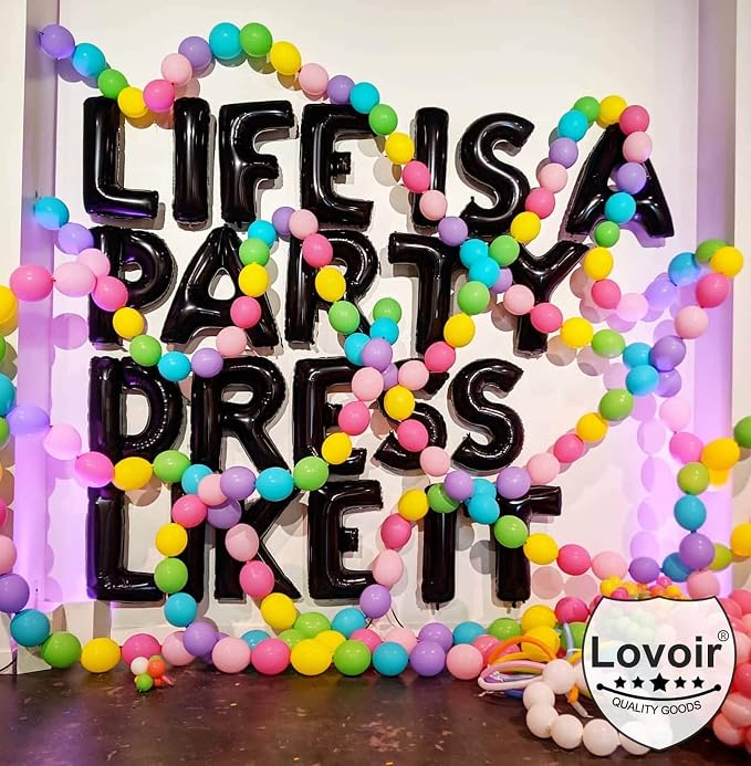 Lovoir 40 Inch Large Black Letter Z Balloons Big Size Jumbo Mylar Foil Helium - Image 3