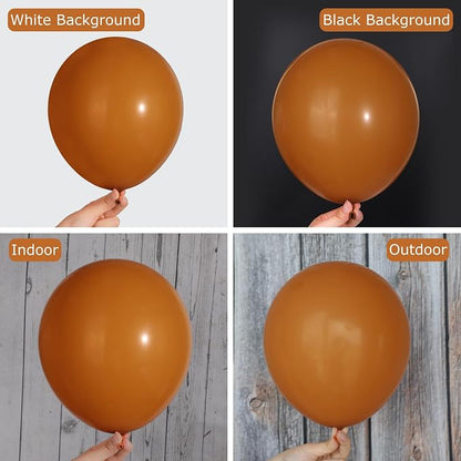 Ouddy Party 129Pcs Burnt Orange Balloons Different Sizes 18 12 10 5 Inch | 6Pcs - Image 4