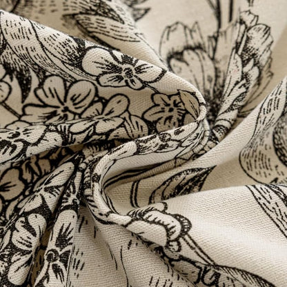 F-CHU Boho Curtains for Living Room 96 Inch Length French Country Floral Drapes - Image 7