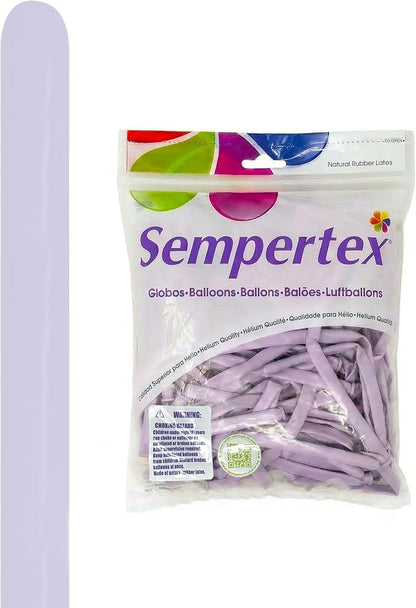 Sempertex Pastel Matte Lilac Balloons, thick & durable, bridal showers by Sempertex