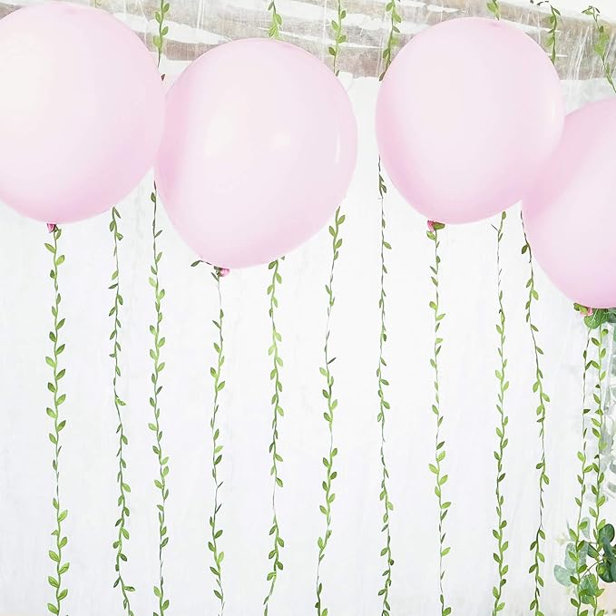 265 Ft Leaf Ribbon, Artificial Vines Leaves String Trim Ribbon Wild Jungle - Image 6