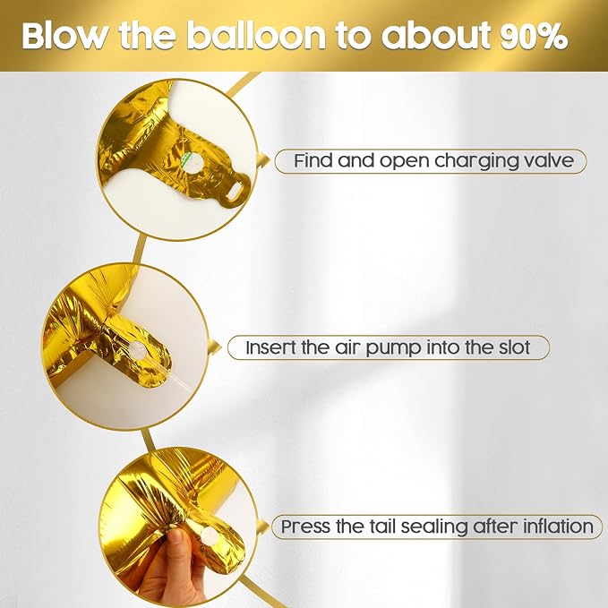21 Balloon - Gold Birthday Number Balloons, 40 Inch Decorations Men Women | - Image 6