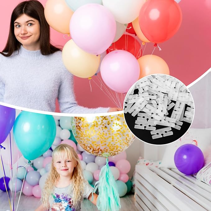 100pcs H-Shape Balloon Clips - Image 4