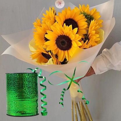 500 Yards Green Curling Ribbon， Metallic Shiny Curling Ribbon use - Image 6