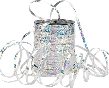 600 Yards Curling Ribbon, Balloon String Roll Ribbon and Bows by Laviria