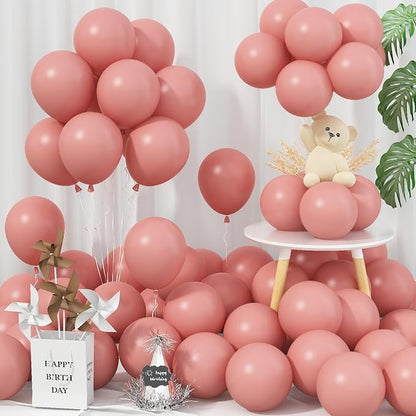 Jobkoo Dusty Pink Balloons 5 Inch by Jobkoo