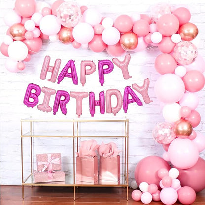 TONIFUL Happy Birthday Balloons Banner 16 Inch Mylar Foil Letters Birthday Sign - Image 6