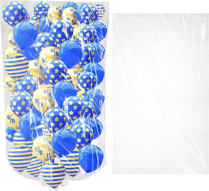 3 Pack Large Balloon Storage Bags 98"x59" Clear Carrying Reusable by YourReliablePartner