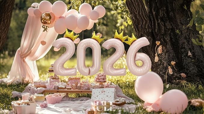 AULE 40 Inch Big Pink 5 Balloon Number - Image 6