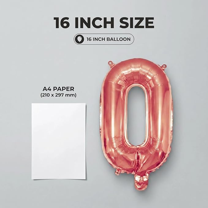 20 Pieces Foil Mylar Number Balloons 0 to 9 Set - Image 8