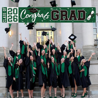 2026 Graduation Yard Sign, Large Congrats Grad Yard Banner Class of 2026 Banner - Image 3