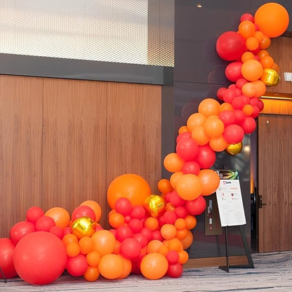 Voircoloria 110pcs Orange Latex Party Balloons, 12inch | - Image 7
