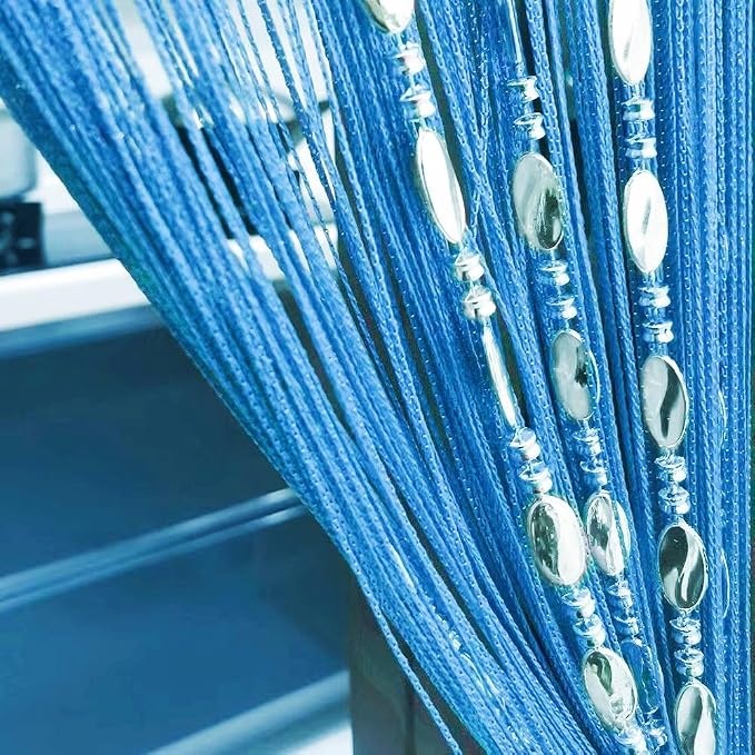 ave split 100cmX200cm Decorative Door String Curtain Beads Wall Panel Fringe by avesplit