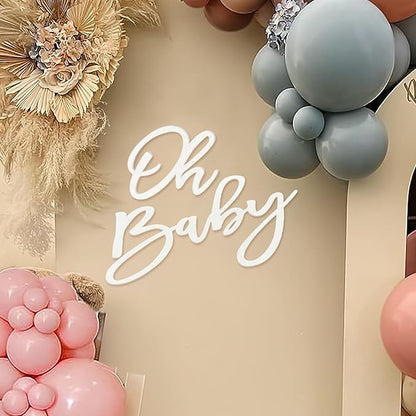 Oh Baby Sign for Baby Shower Backdrop by MASTRON