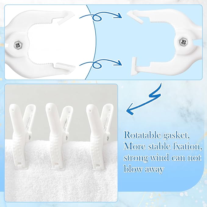 108 Pcs Balloon Arch Kit, 10 White 4 Inch Clips, 50 White 260 Balloons | - Image 7