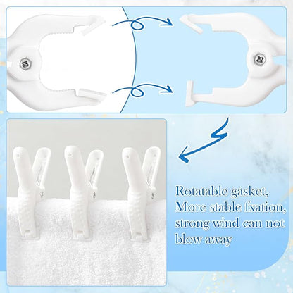 108 Pcs Balloon Arch Kit, 10 White 4 Inch Clips, 50 White 260 Balloons | - Image 7