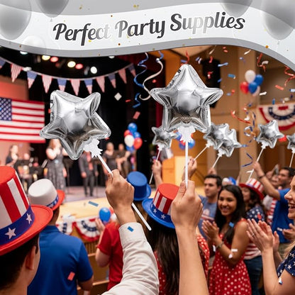 15 Pcs Mini Star Self Inflatable Balloons Bulk - Image 5