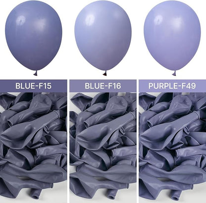PartyWoo Dusty Purple Balloons 50pcs Lavender Lilac Boho Neutral Color | 12 - Image 5