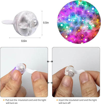 Aogist 100Pcs Multicolor Balloon Lights - Image 3