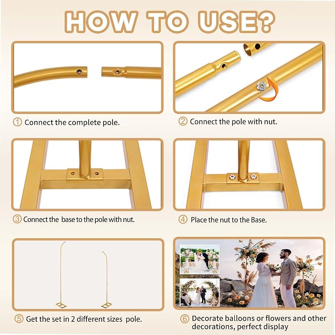 Balloon Arch Stand Set of 2 - Image 7