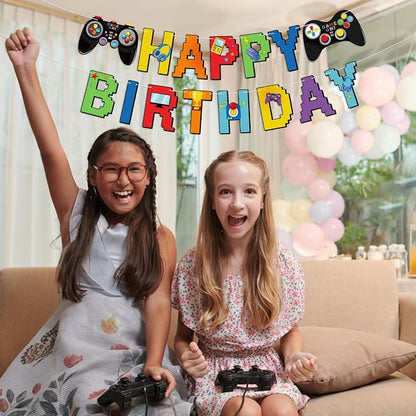 Video Game Controller Birthday Banner Video Gameing Theme Party Decorations - Image 8
