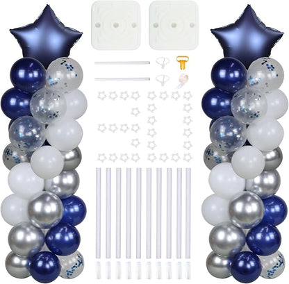 2 Set 5 Feet Balloon Column Kit by PIXHOTUL